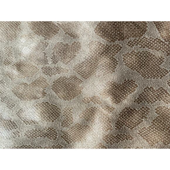 Privy Womens/Teen Ruffled Peplum Shaket Faux Pink Suede Snakeskin Size Medium - Picture 4 of 10